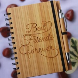 CUSTOMIZE YOUR OWN WOODEN NOTEBOOK WITH PEN