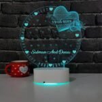 Personalized 3D Illusion Romantic LED Lamp