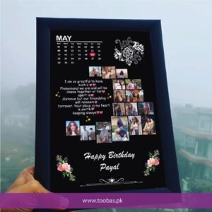 Collage Photo calendar Frame For Birthday