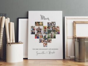 Heart Collage Photo Frame